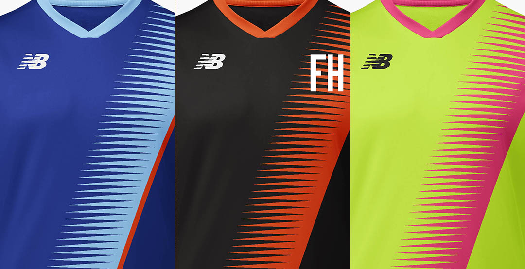 New balance top soccer teamwear